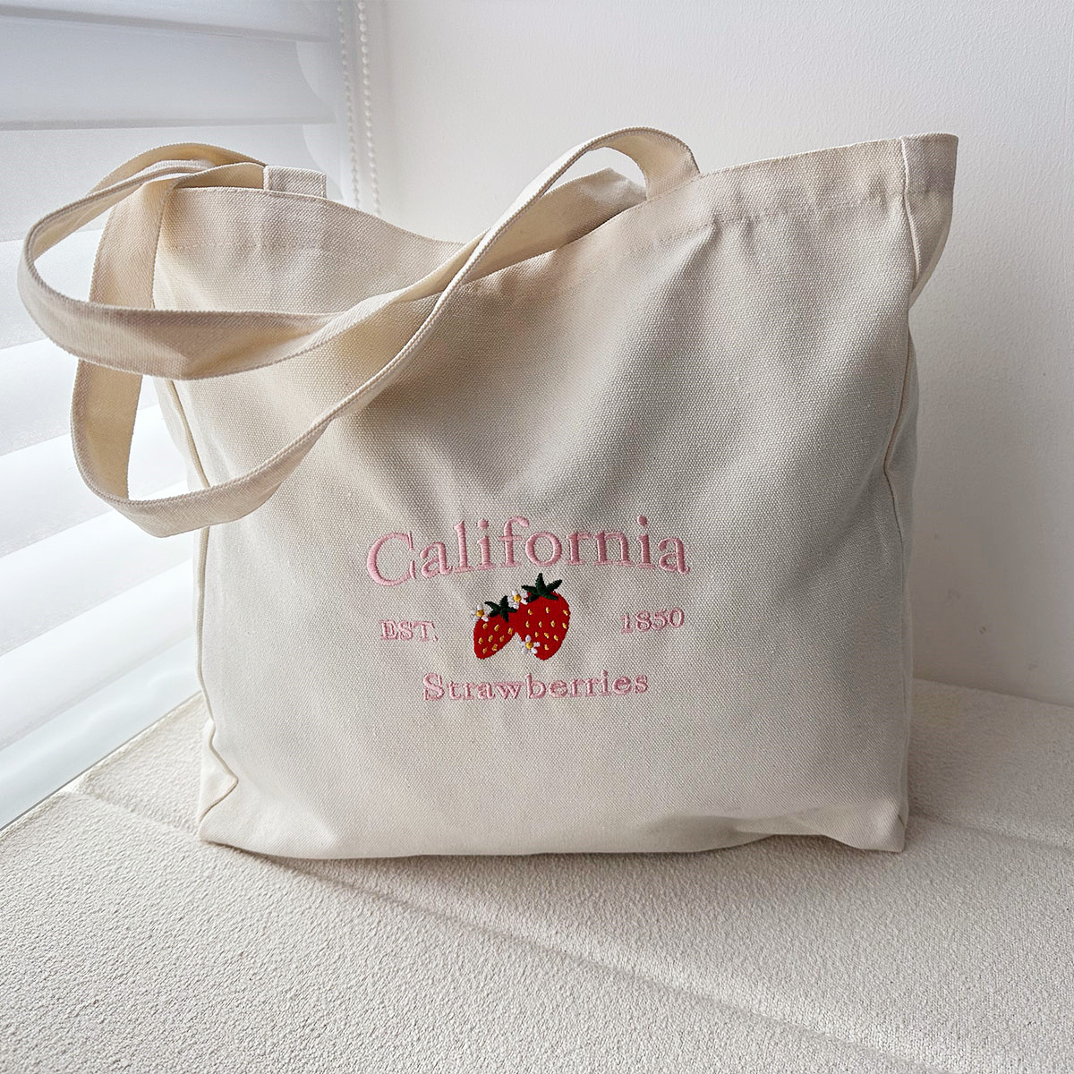 Women Bags Ck - キャリパー-女性用の再利用可能なキャンバスバッグ,ヴィンテージ刺繍入りレディースバッグ,美的,ストリートファッション,90年代