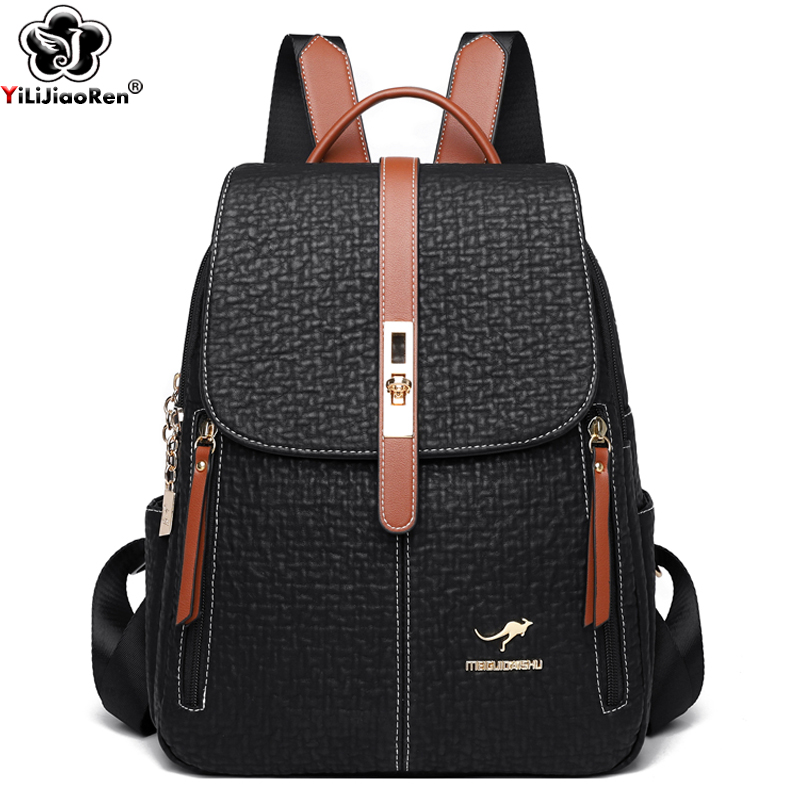Women'S Xl Bags - ファッションバックパック女性の高品質レザー Bagpack 女性のためのリュックサック大容量スクールバッグ女性旅行バッグ Mochilas