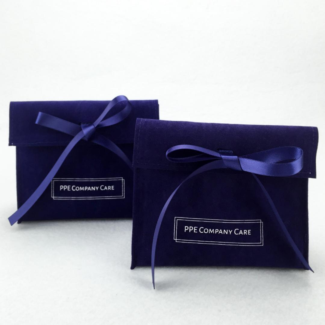 Flap Bag Envelope - カスタムロゴ入りフェイク封筒ジュエリーパッケージポーチ、指輪用フラップ付きジュエリー包装ギフトバッグポーチ
