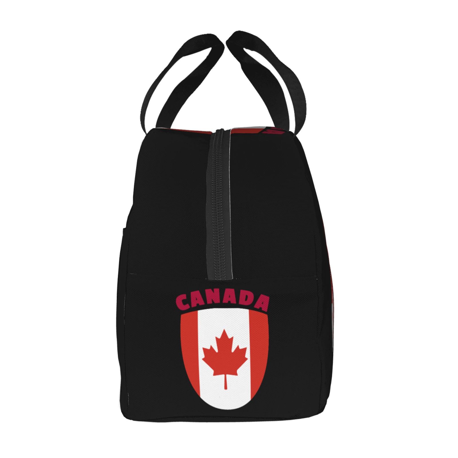 カナダの国旗プリント断熱ランチバッグ学校用防水クーラーサーマ - Women Bags Canada のレビューと価格