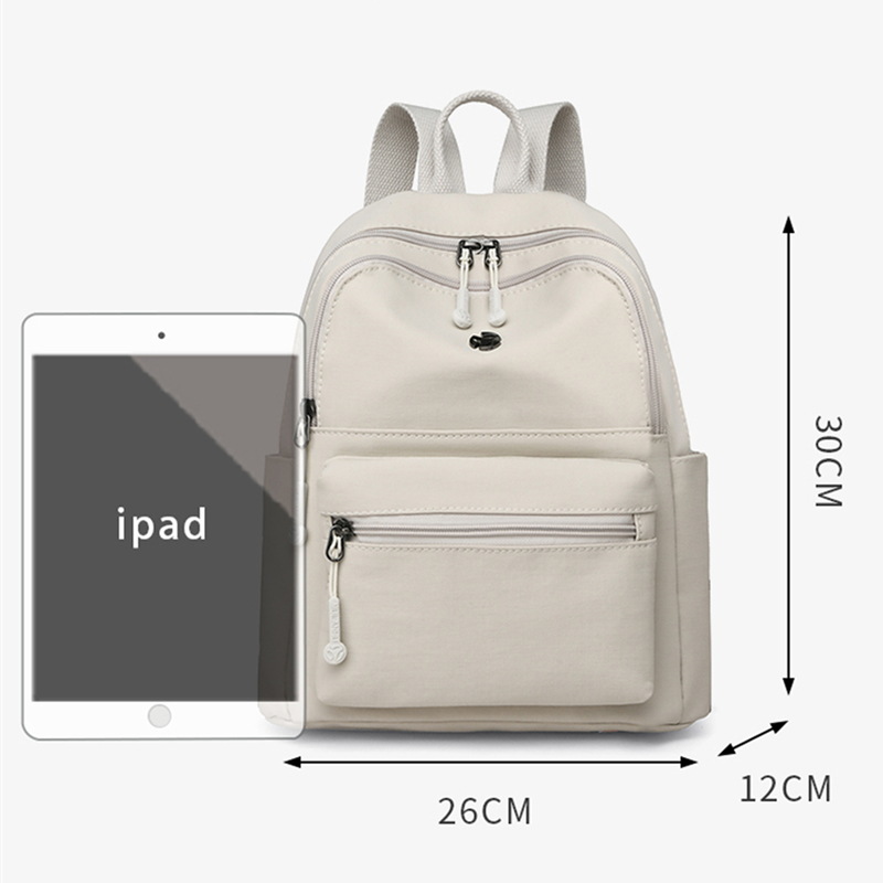 カジュアルマルチポケットバックパック女性用防水ナイロンデイパ - Women'S Xl Bags のレビューと価格