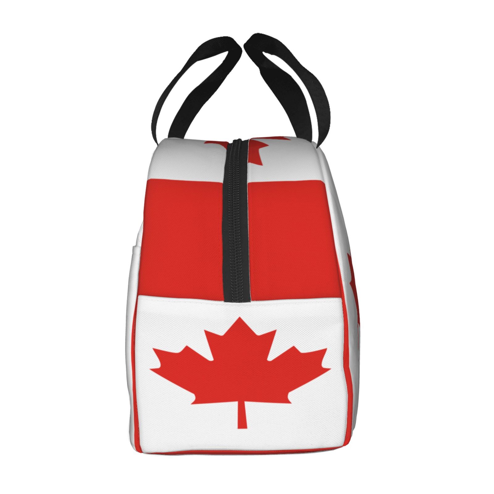 カナダの国旗柄ランチバッグ女性ポータブルクーラー断熱ランチボ - Women Bags Canada のレビューと価格