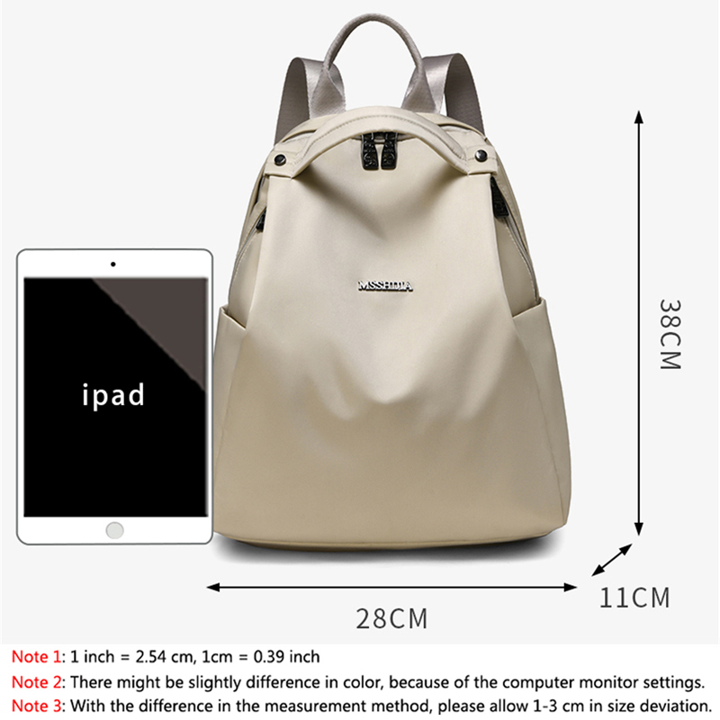 ファッションデイパック女性用最高品質ナイロンバックパック大容 - Women'S Xl Bags のレビューと価格