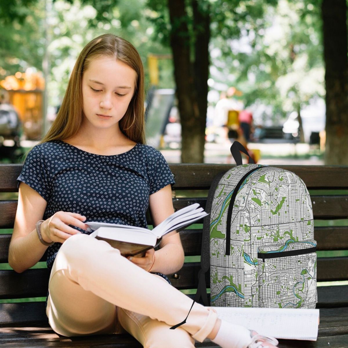 カルガリー カナダ - アーティスティックマップ 学生用バッ - Women Bags Canada のレビューと価格