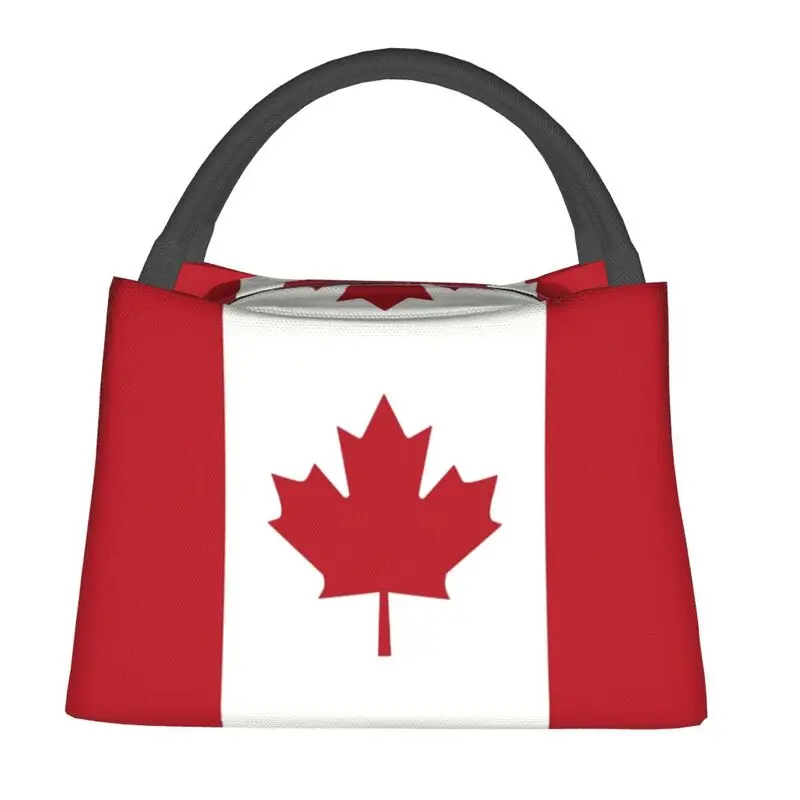 カナダ国旗柄断熱ランチバッグ 女性用 ポータブル 愛国心 ク - Women Bags Canada のレビューと価格