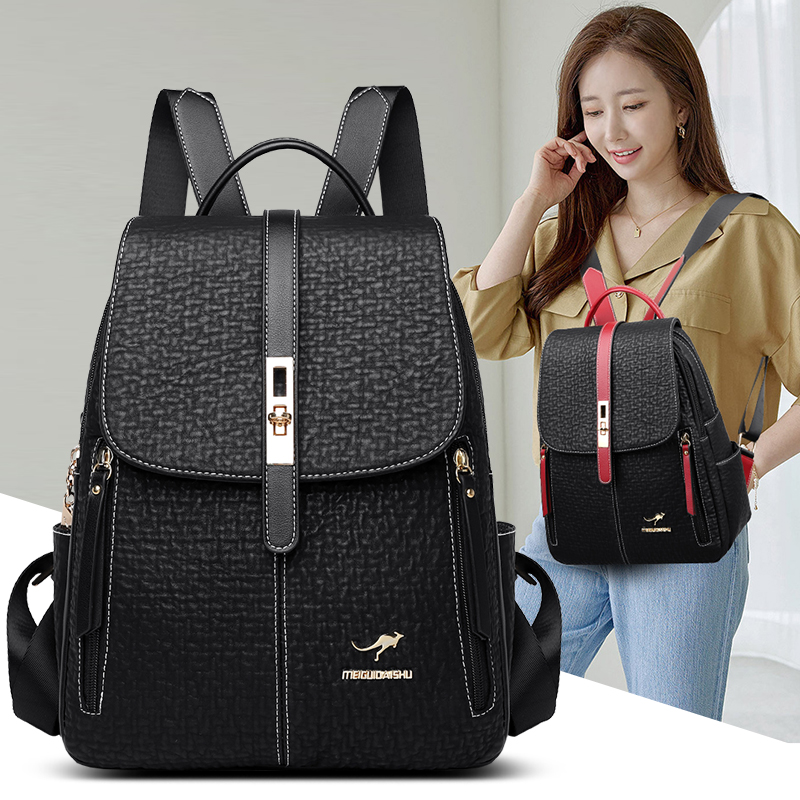 ファッションバックパック女性の高品質レザー Bagpack  - Women'S Xl Bags のレビューと価格