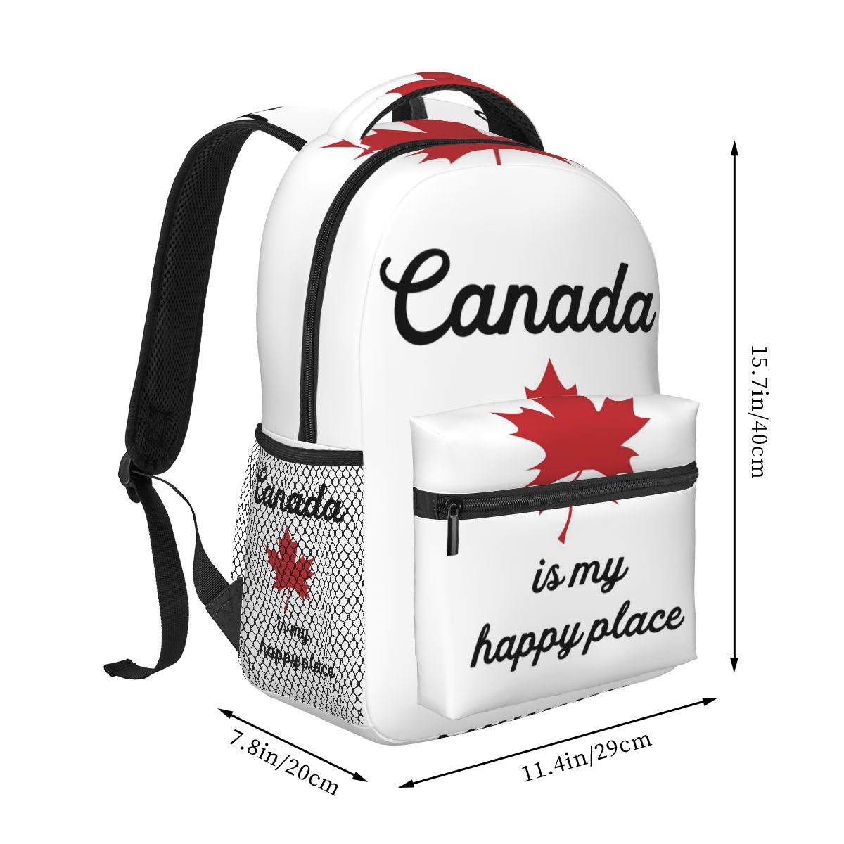 メープルリーフ カナダ カナディアン イズ マイ ハッピー  - Women Bags Canada のレビューと価格