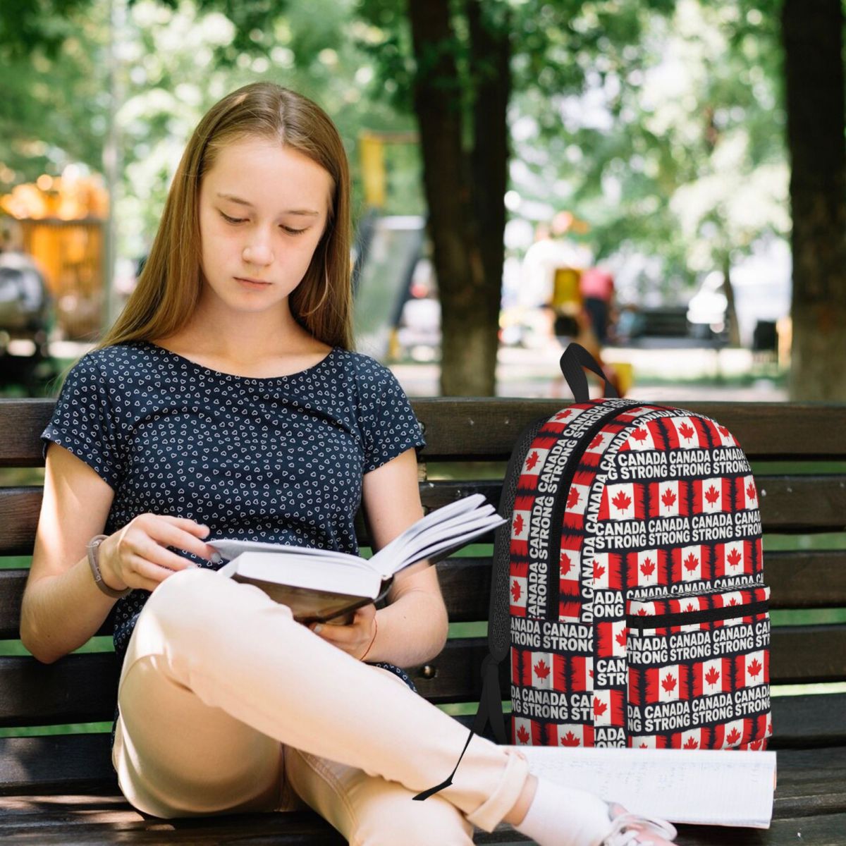 カナダの丈夫な学生用バックパック、スクールバッグ、ハイキング - Women Bags Canada のレビューと価格