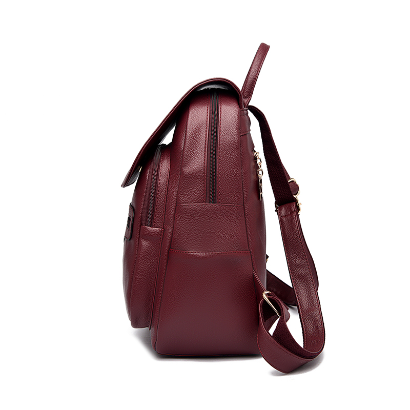 2026 新しい女性高品質レザーバックパック大容量スクールシ - Women'S Xl Bags のレビューと価格