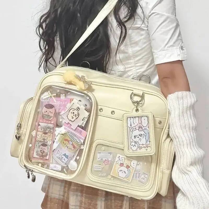 Y2K風のかわいいイタバッグ、コンサート用大容量バックパック - Women'S Xl Bags のレビューと価格