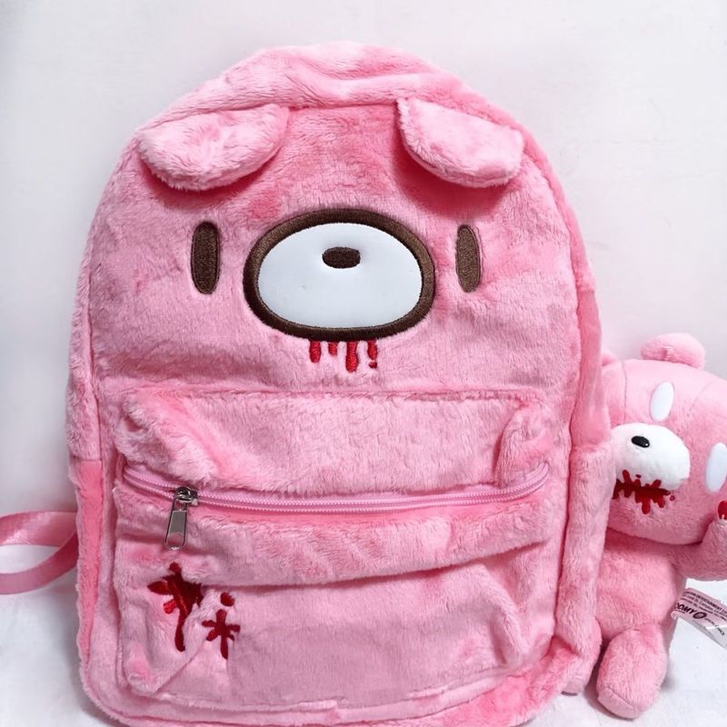 グルーミーベア キュートなバックパック ピンク 大容量 漫画 - Women'S Xl Bags のレビューと価格