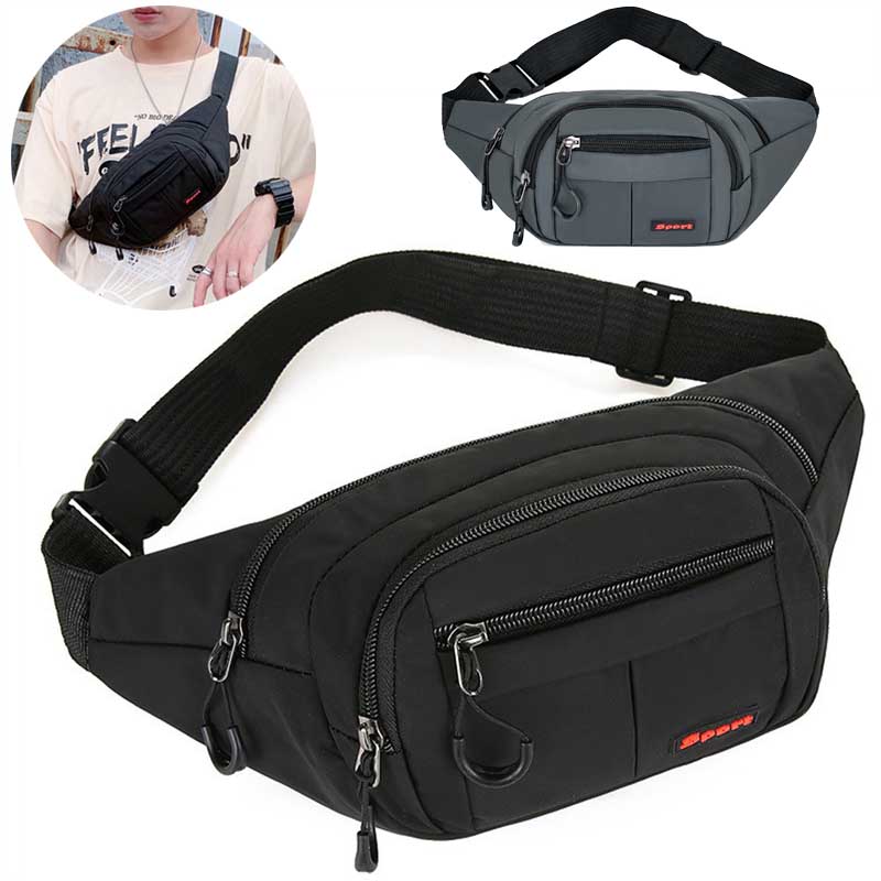 男性と女性のための新しいウエストバッグ、多機能、大容量、防水 - Women'S Xl Bags のレビューと価格