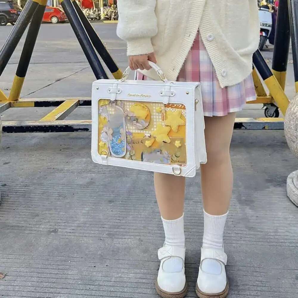 Y2K プレッピースタイル大容量 Ita バックパックロリー - Women'S Xl Bags のレビューと価格