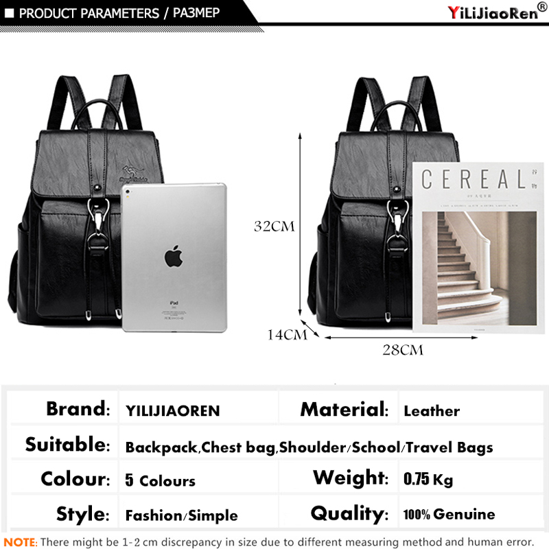 抗盗難バックパック女性のショルダーバッグ有名なブランドレザー - Women'S Xl Bags のレビューと価格