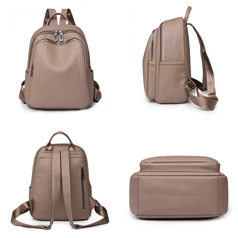 高品質の革のバックパック女性の大容量バックパック財布女性ヴィ - Women'S Xl Bags のレビューと価格