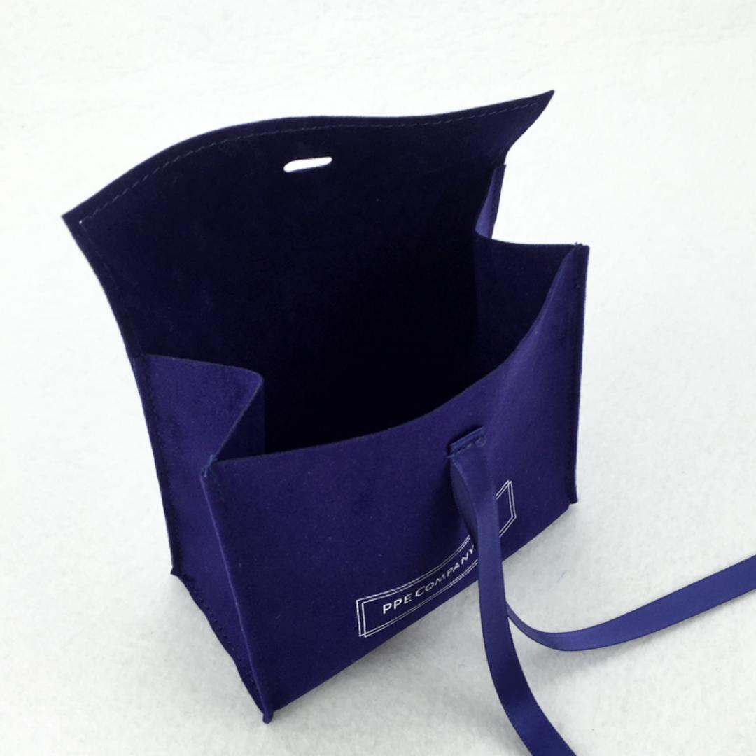 カスタムロゴ入りフェイク封筒ジュエリーパッケージポーチ、指輪 - Flap Bag Envelope のレビューと価格