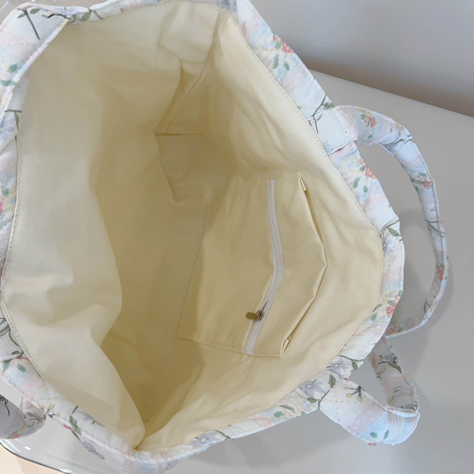 フランス風花柄キルティングトートバッグ レディース 大容量  - Women'S Xl Bags のレビューと価格