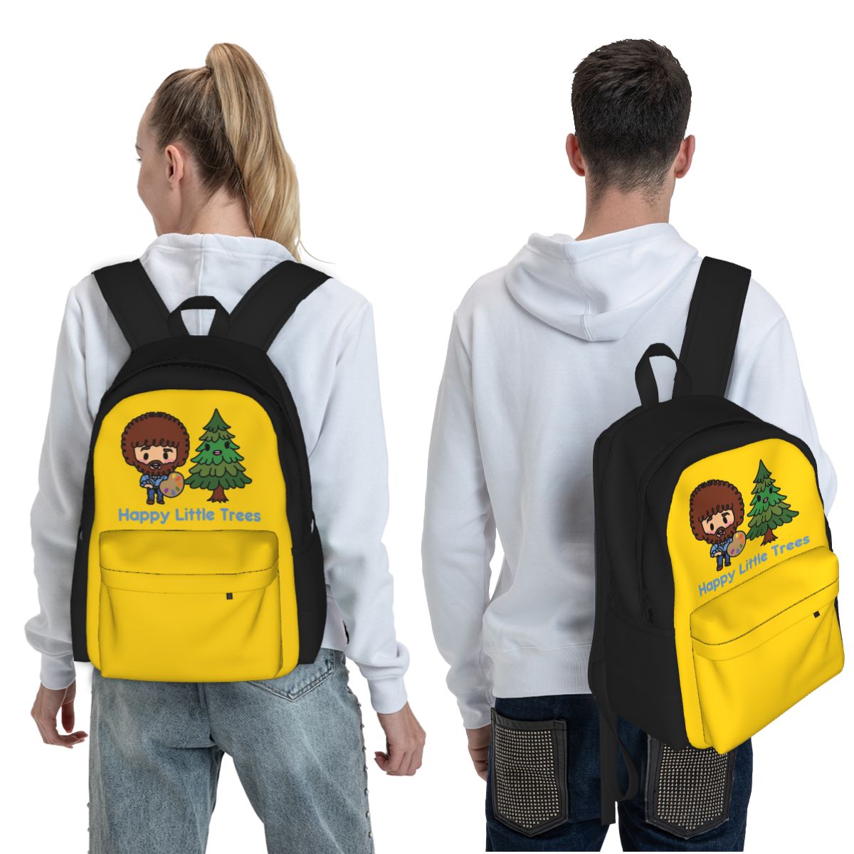 ハッピーリトルツリー (ボブ・ロス) 学生バックパック スク - Women Bags Ross のレビューと価格