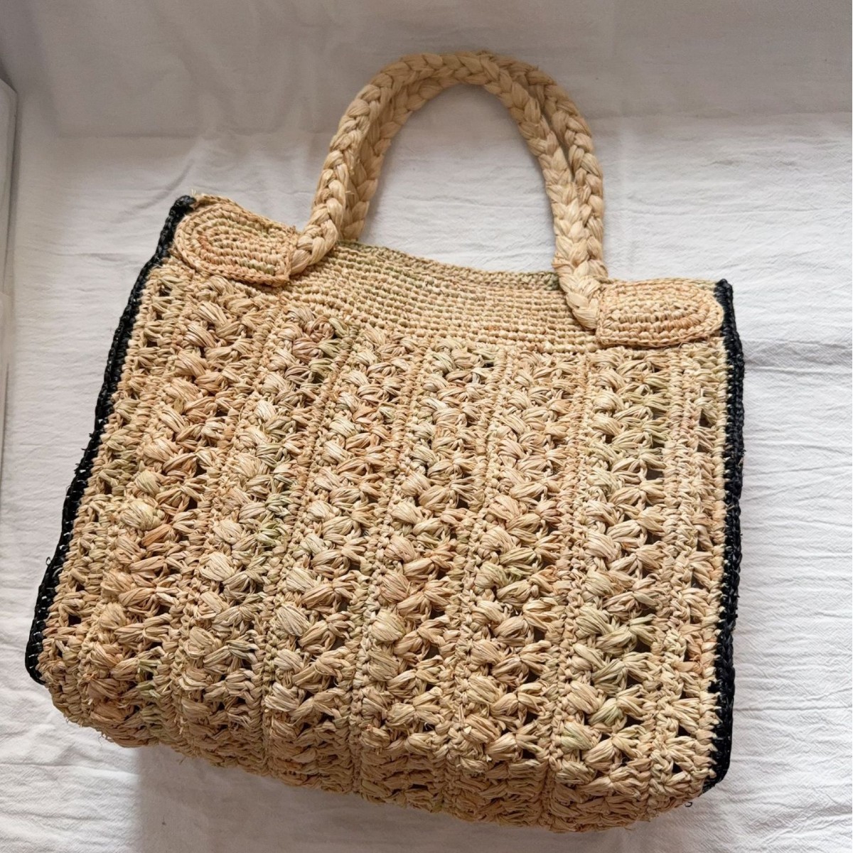 中空ラフィアトートストローバッグ レディース ショルダーバッ - Women'S Raffia Bags のレビューと価格