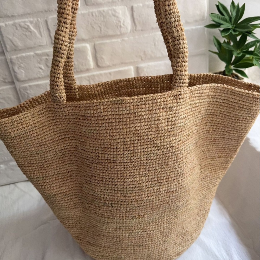 新しい高品質ラフィアシンプルハンドバッグクラシック多用途ショ - Women'S Raffia Bags のレビューと価格